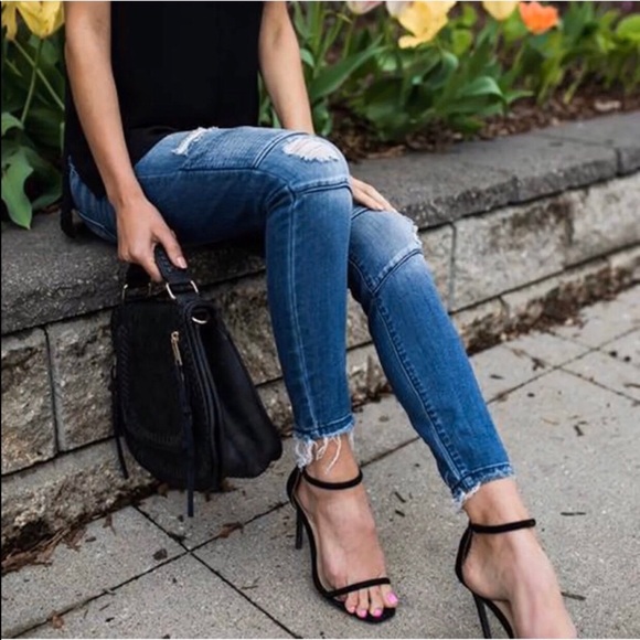 NEW MOTO DESTROYED JEANS - Picture 2 of 5